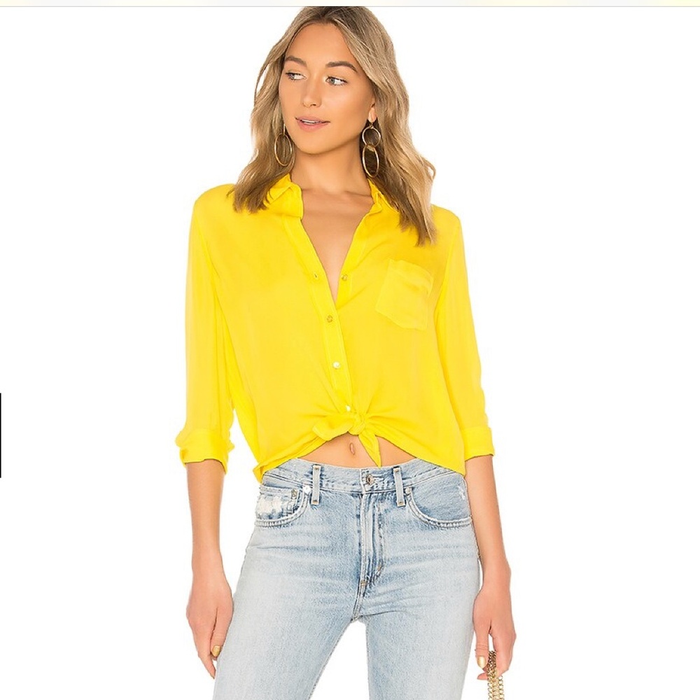 L'Agence silk blouse XS